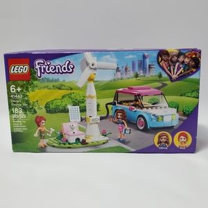 LEGO Friends Olivia's Electric Car 41443 Building Kit Playset 183pcsGift Toy